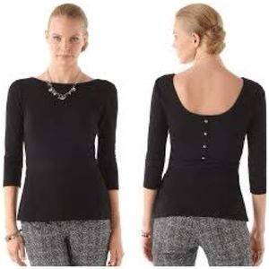 White House Black Market Ponte Bodice Top